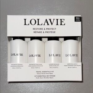 Lolavie Hair travel Essentials Kit - White
